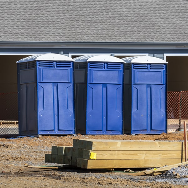 what is the maximum capacity for a single portable restroom in Marin City